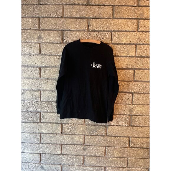 Vans Black Long Sleeve Classic Fit T-Shirt "Park Series" Graphic Design S - Picture 1 of 3